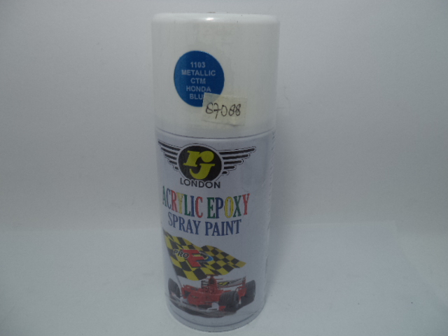 RJ SPRAY PAINT (PYLOK) MET BLACK 300CC