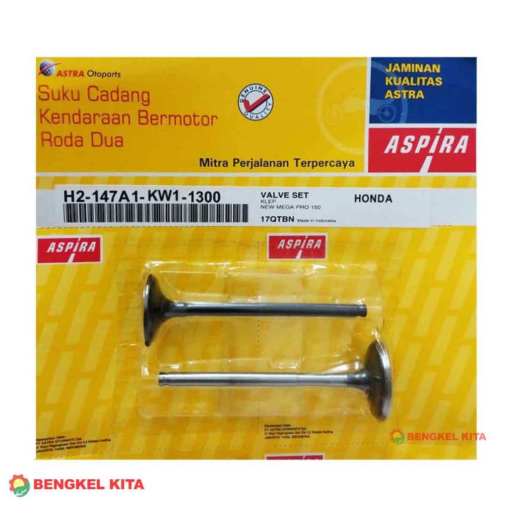 ASPIRA VALVE SET/ KLEP SET GL PRO CDI/H2-147A1-KW1-1300