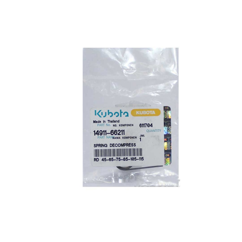 SPRING DECOMPRESS RD 75-85 / 105-115 DI -1/2