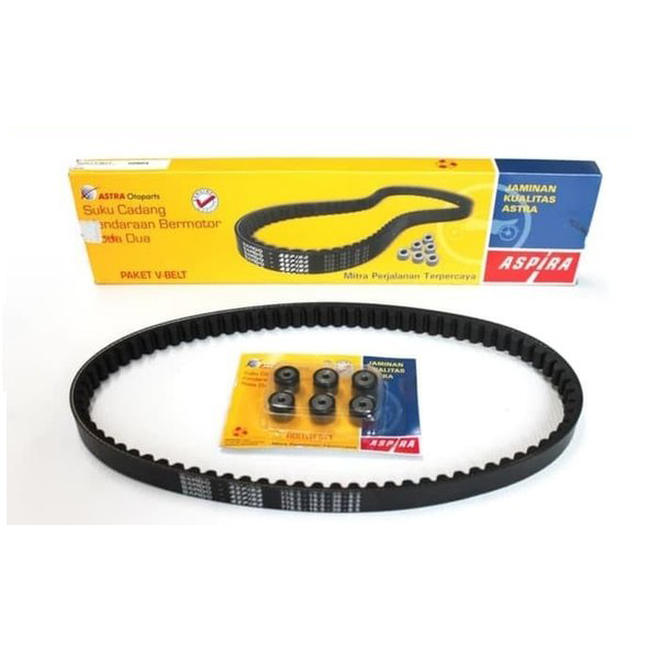 ASPIRA V-BELT + ROLLER BEAT SPACY SCOOPY/H2-231PA-KVY-1200