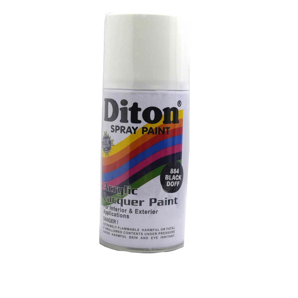 DITON PILOK CAT Semprot Sepeda Motor/ Mobil 300cc Orijinal .PYLOX 884 BLACK DOFT