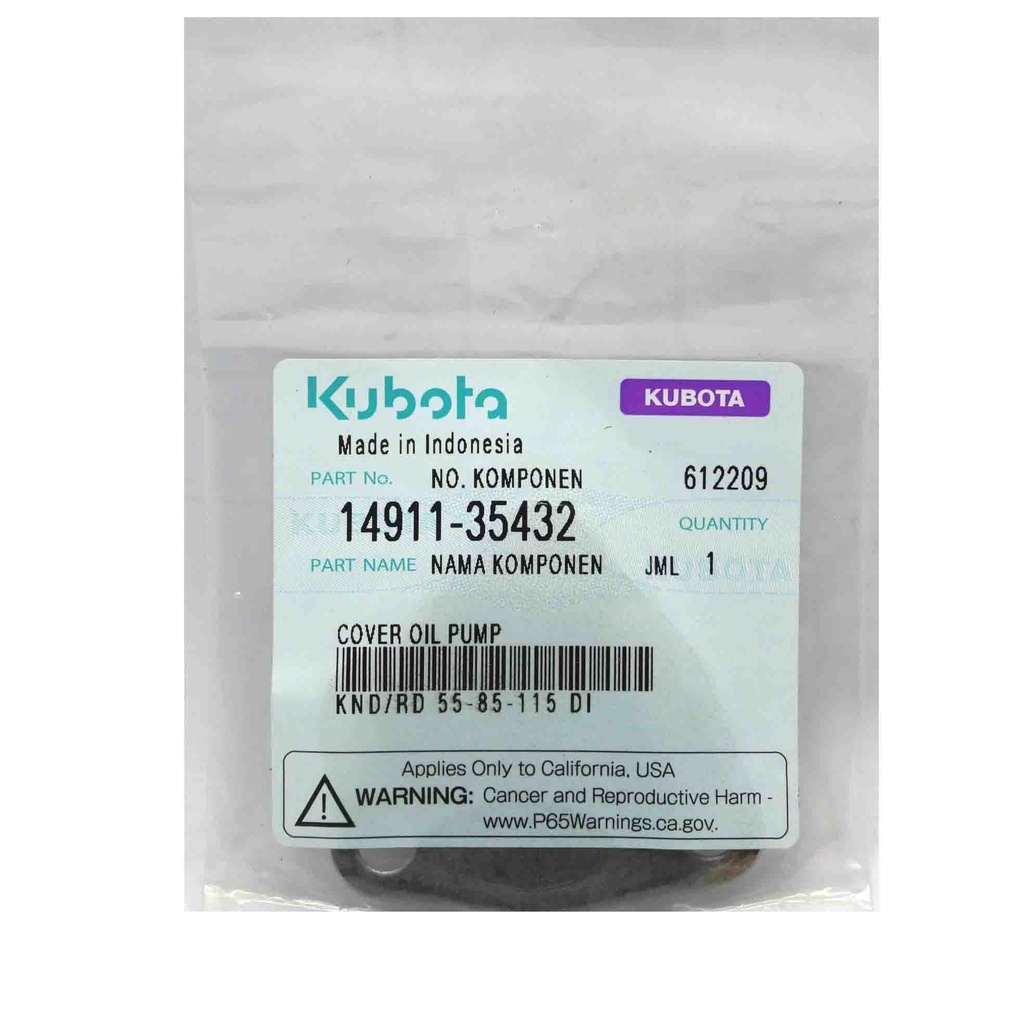 COVER OIL PUMP KND/ RD 45-85-115