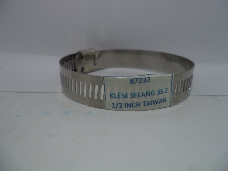 BISON KLEM SELANG SS 2 1/2 INCH TAIWAN