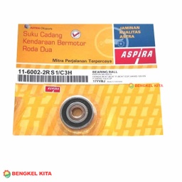 [52282] ASPIRA BEARING CVT + BOSH KUNINGAN BEAT/11-6002-2RS1/C3H