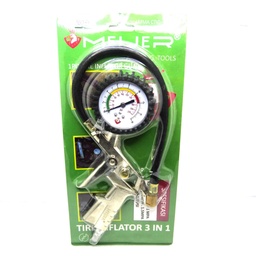 [36924] MEIJIER TIRE INFLATOR GUN 3 FUNGSI / AIR PRESSURE GUN ALAT ISI ANGIN
